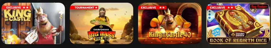 Persoonlijke VIP-service  GOLDENPALACE
